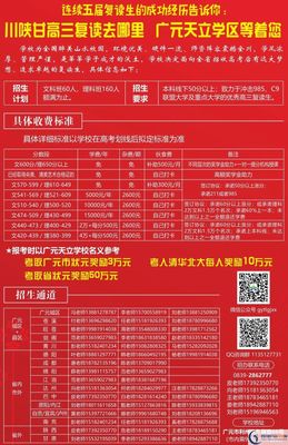 广元天力国际学校2024高考复读报名